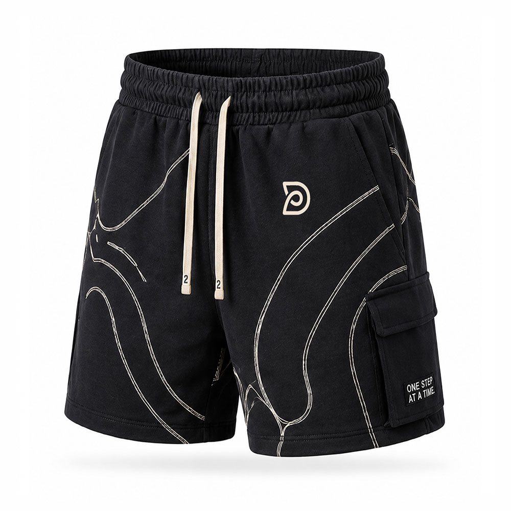 Custom Fleece Cargo Shorts
